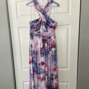 Calvin Klein floral maxi dress
